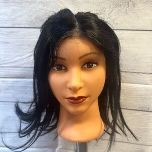 Black  human Women's Hair Wig